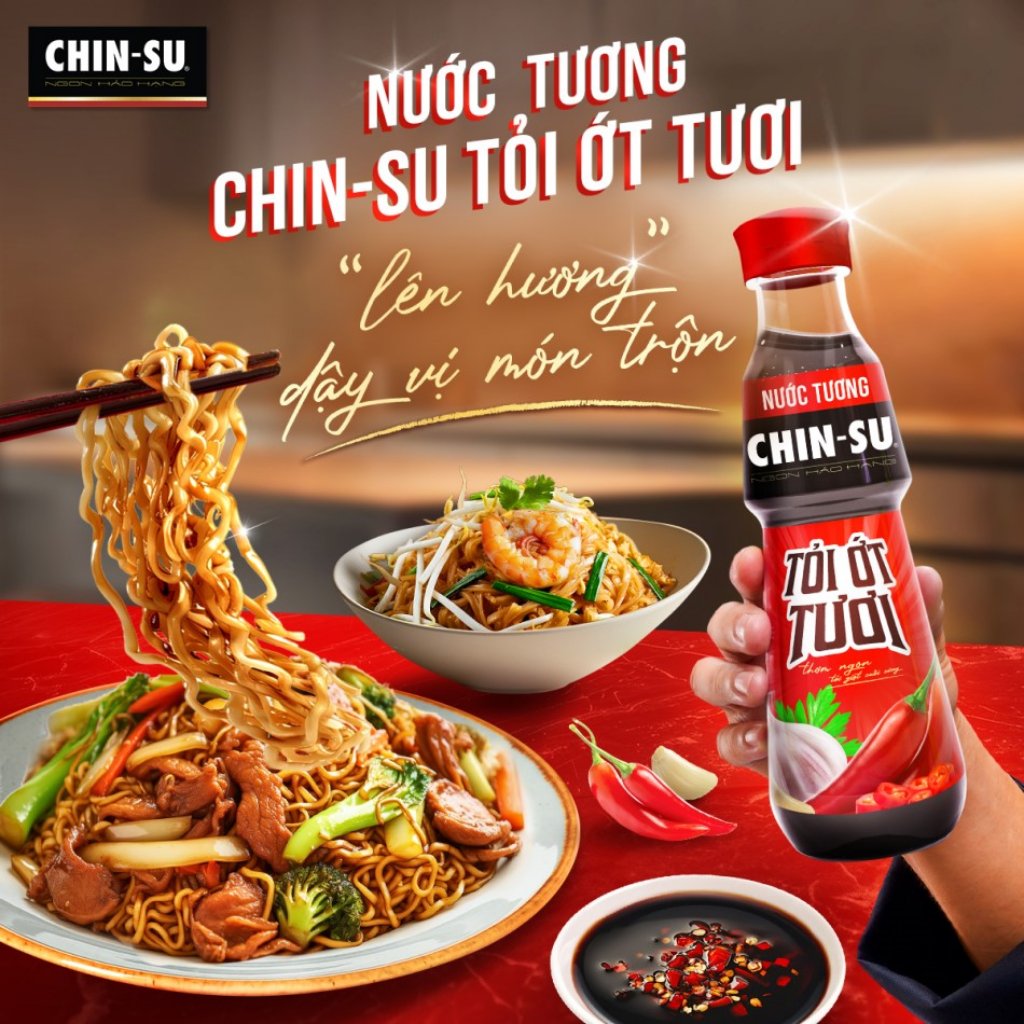 Nước tương CHIN-SU tỏi ớt