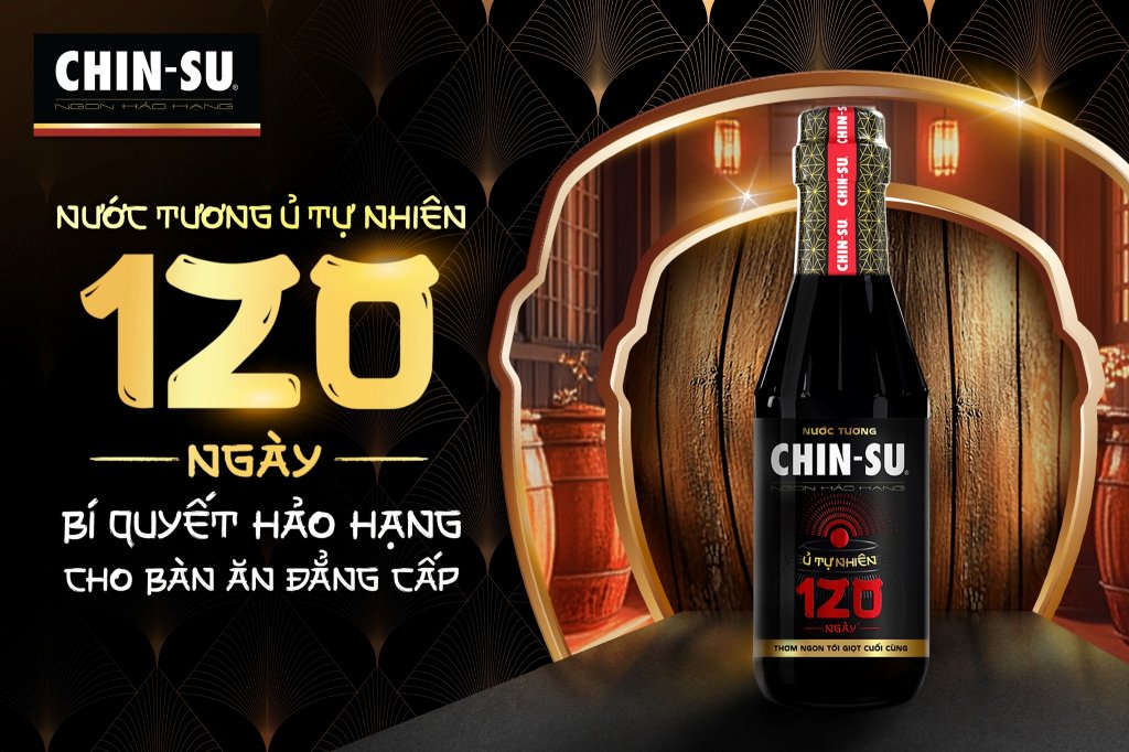 Nước tương CHIN-SU ủ tự nhiên 120 ngày