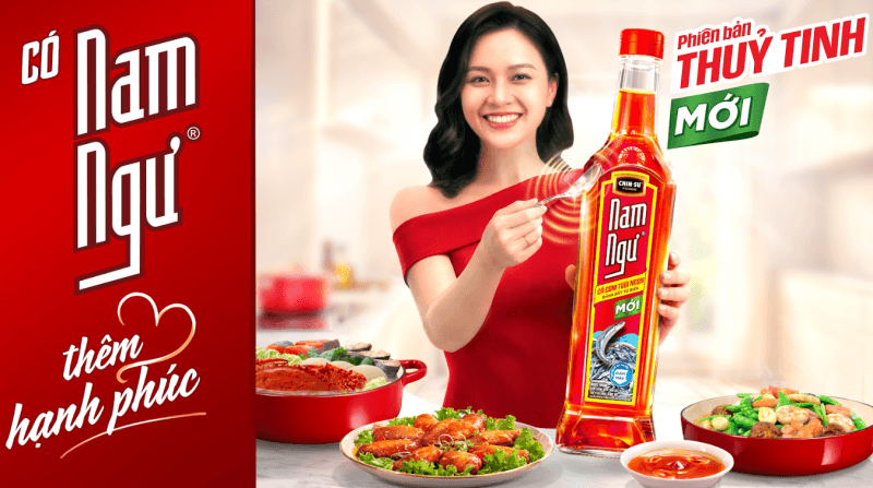 Nước mắm Nam Ngư chai sành mới cho gian bếp nhà mình xinh lung linh.
