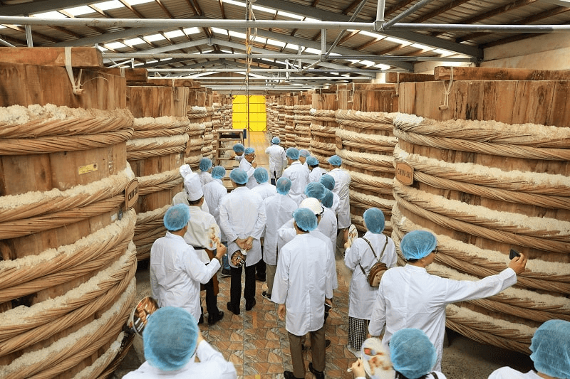 Hệ thống nhà thùng ủ chượp nước mắm Nam Ngư
