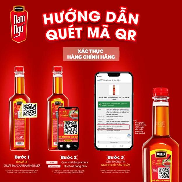 Nam Ngư ứng dụng công nghệ QR Code